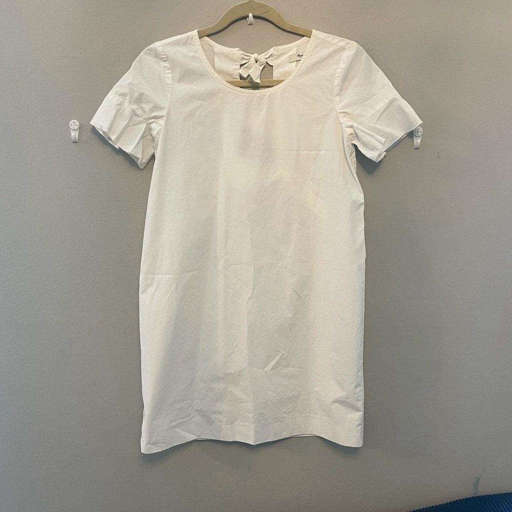 J Crew White Cotton dress